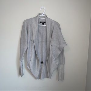 GREY COZY CARDIGAN